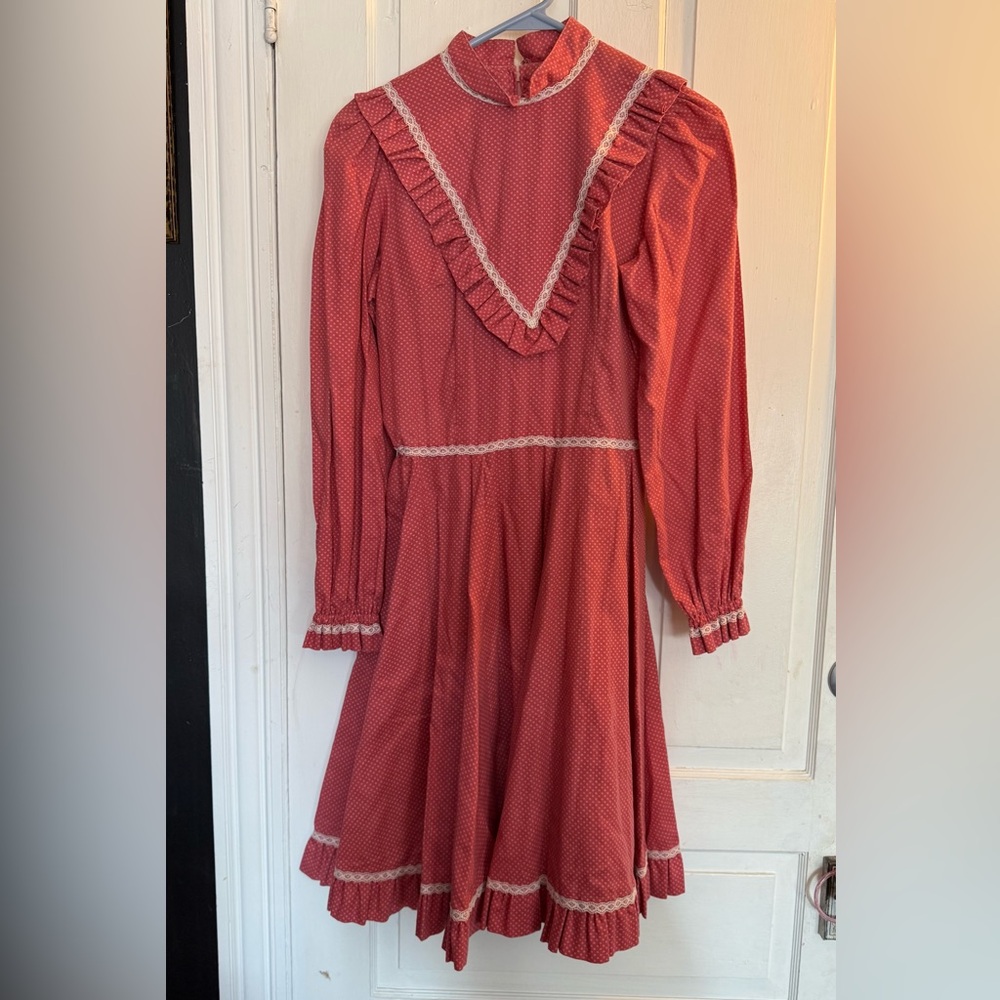 Vintage Homemade Cottagecore Bohemian Prairie Dress